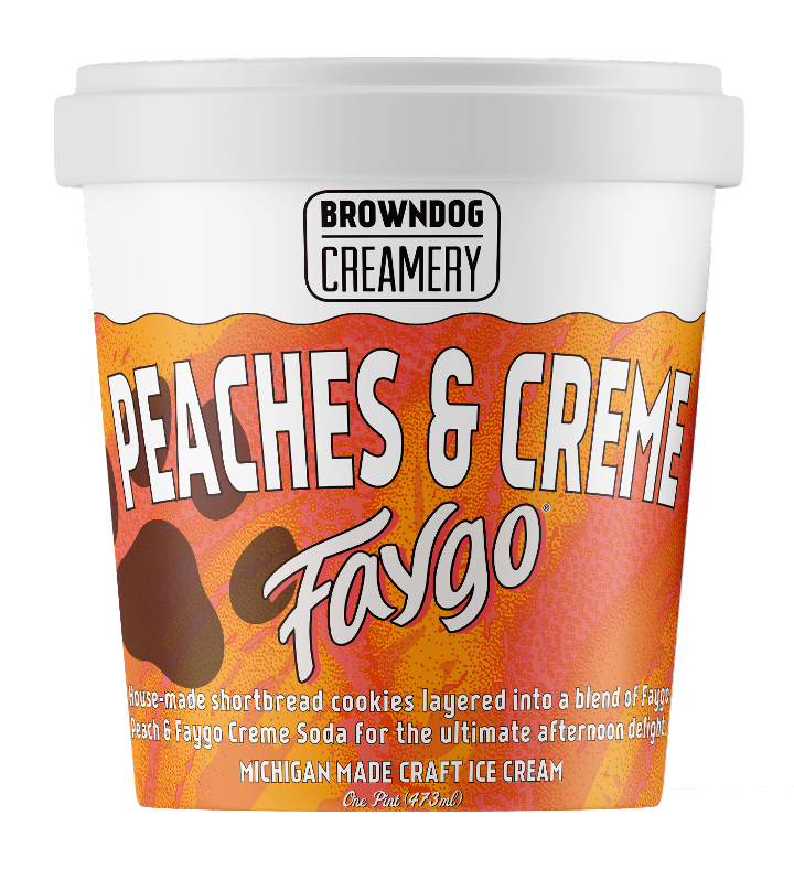 Peaches & Creme Faygo Pint