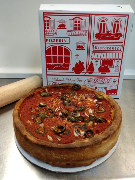 10" Chicago Deep Dish Cheese (minimum 35-45 min)