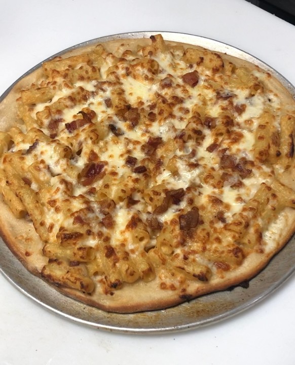 BACON MAC N CHEESE PIZZA