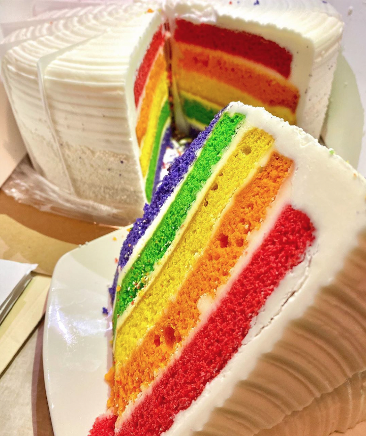 OMG Rainbow Cake