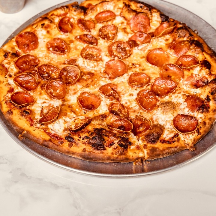 OLD SCHOOL PEPPERONI PIZZA