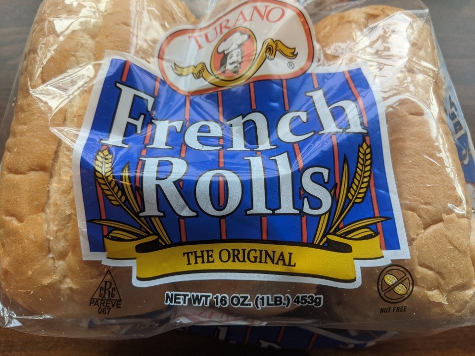 Turano French Rolls - 6 Pack