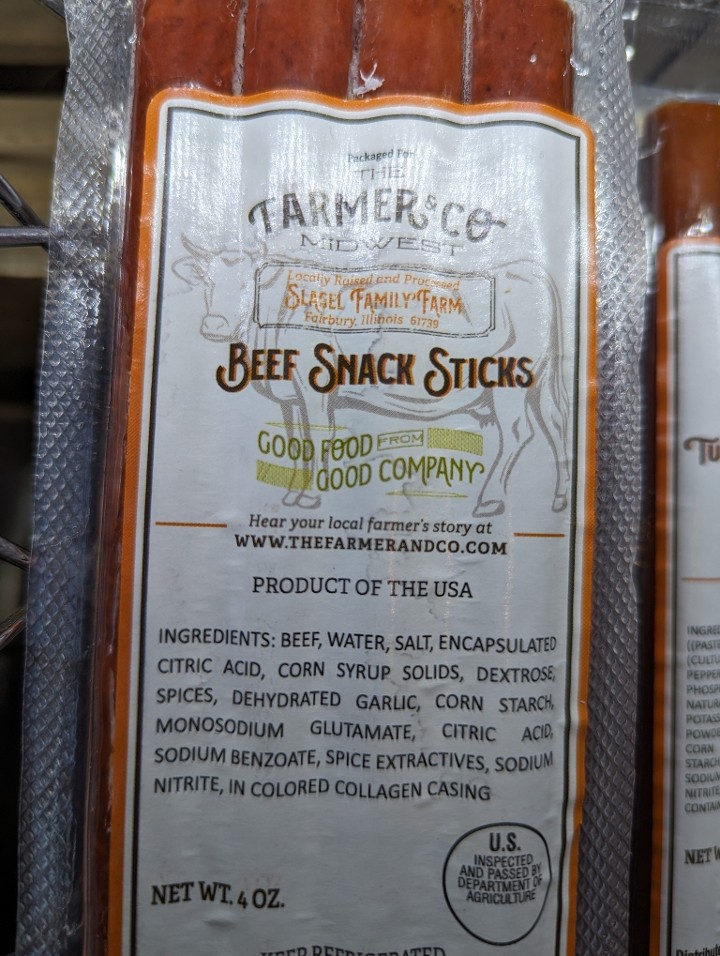 Slagel Farm Beef Snack Sticks