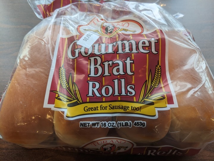 Turano Brat Buns - 8 Pack