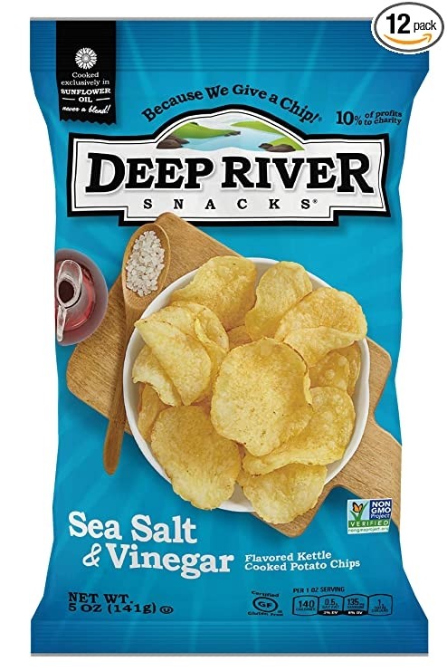 Deep River Sea Salt & Vinegar Chips
