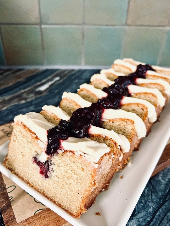 Almond Blackberry Loaf