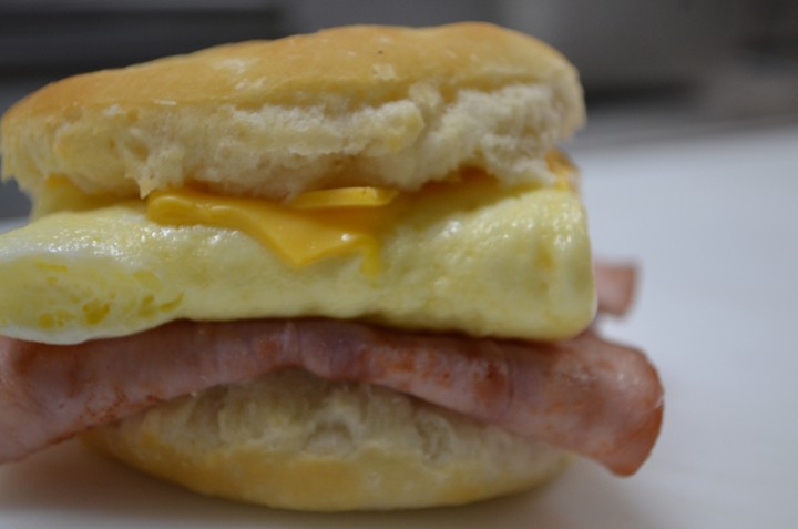 Ham Egg Cheese Biscuit