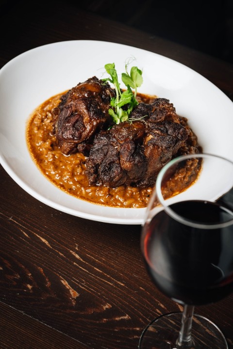Braised Oxtail in Red Wine Reduction