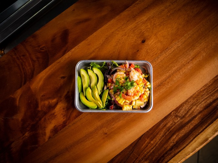 Shrimp Avocado Corn Salad