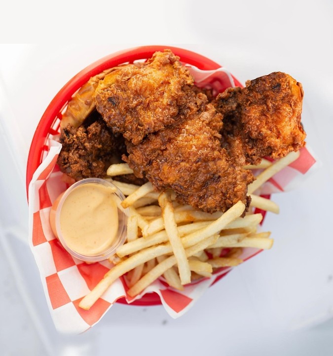 Honey Butter Chicken Tendies Basket