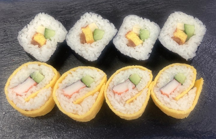 Futomaki & Egg Maki combo