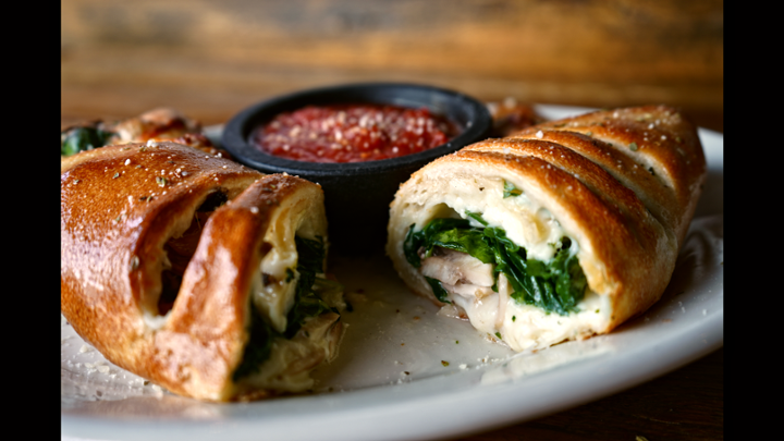 Spinach + Ricotta Stromboli