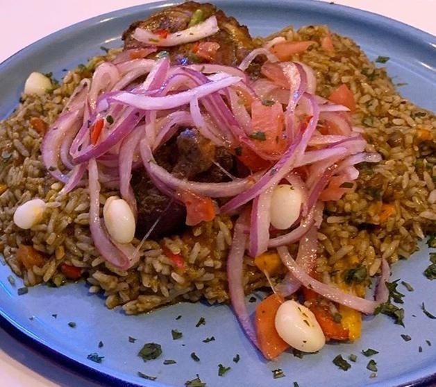 arroz con pollo / chicken cilantro rice