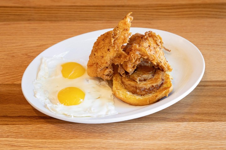 Fried Chicken and Cinnamon Toast