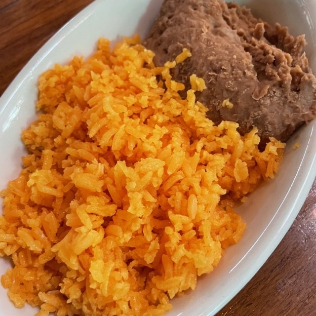 Side Rice & Refried Beans