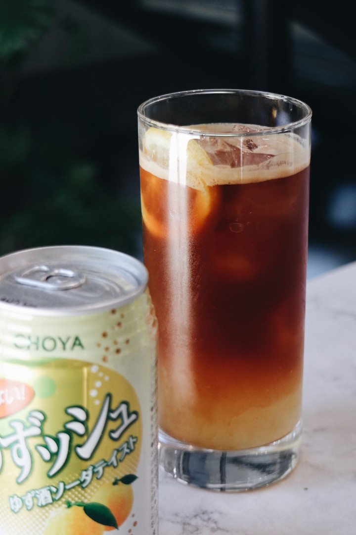 Iced Yuzu Coffee-Cocktail