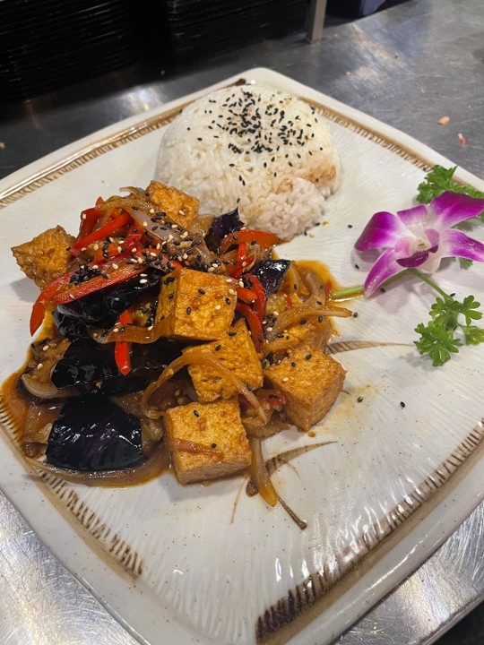 Eggplant Tofu Stir-Fry