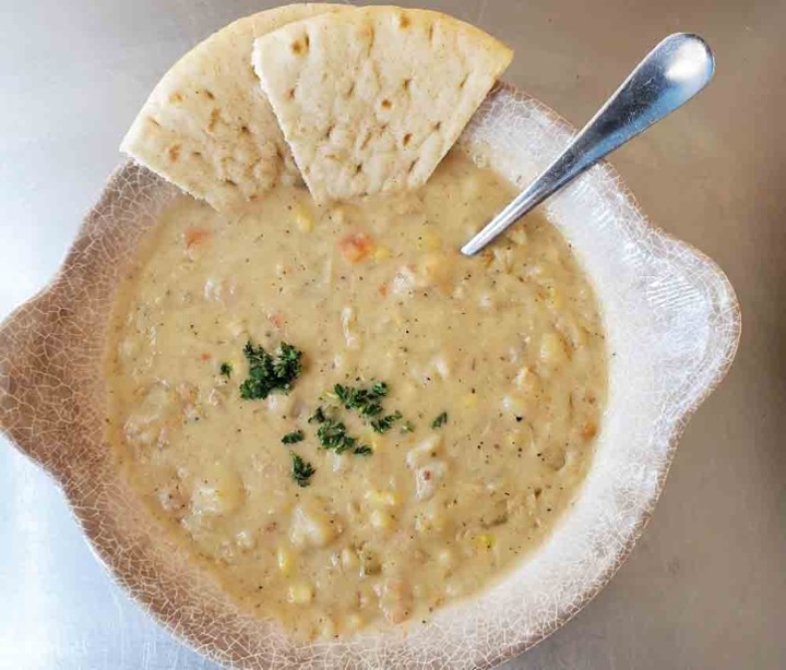 Bowl of Crab Bacon Chowder