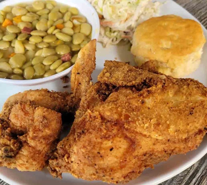 White Meat Fried Chicken Lunch