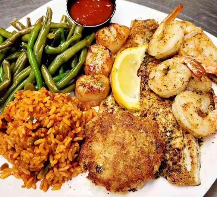 Grilled Seafood Platter