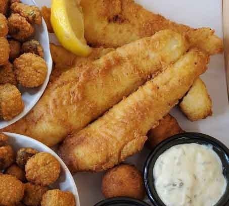 Fried Flounder Platter*