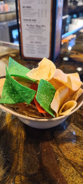Tri Colored Tortilla Chips - Side