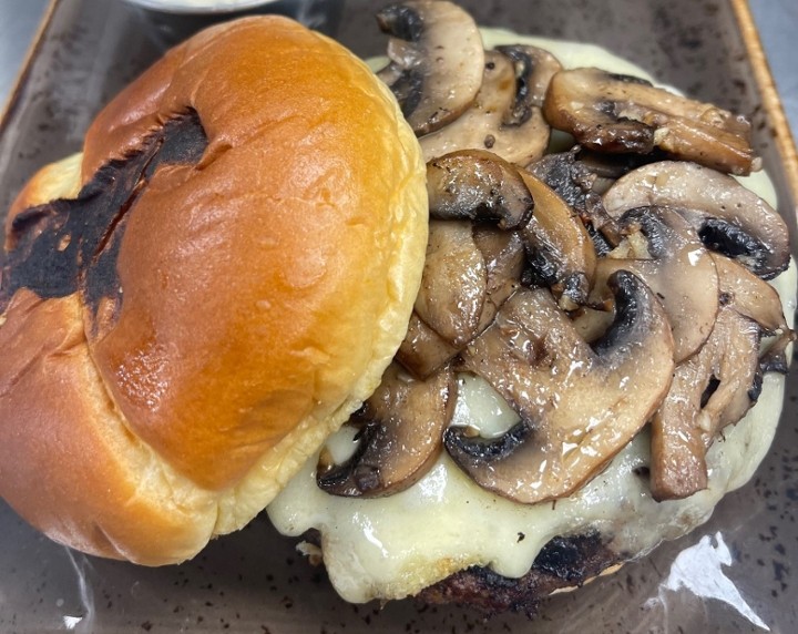 Mushroom Meltdown Burger