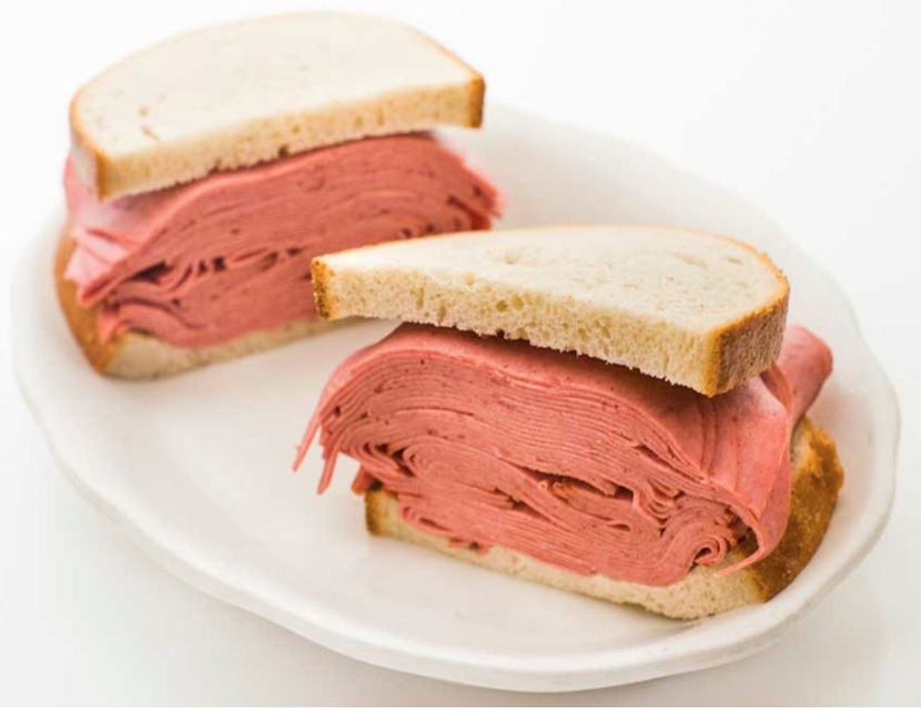 Kosher Bologna Sandwich