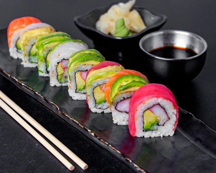 Rainbow Roll (10 PIECES)