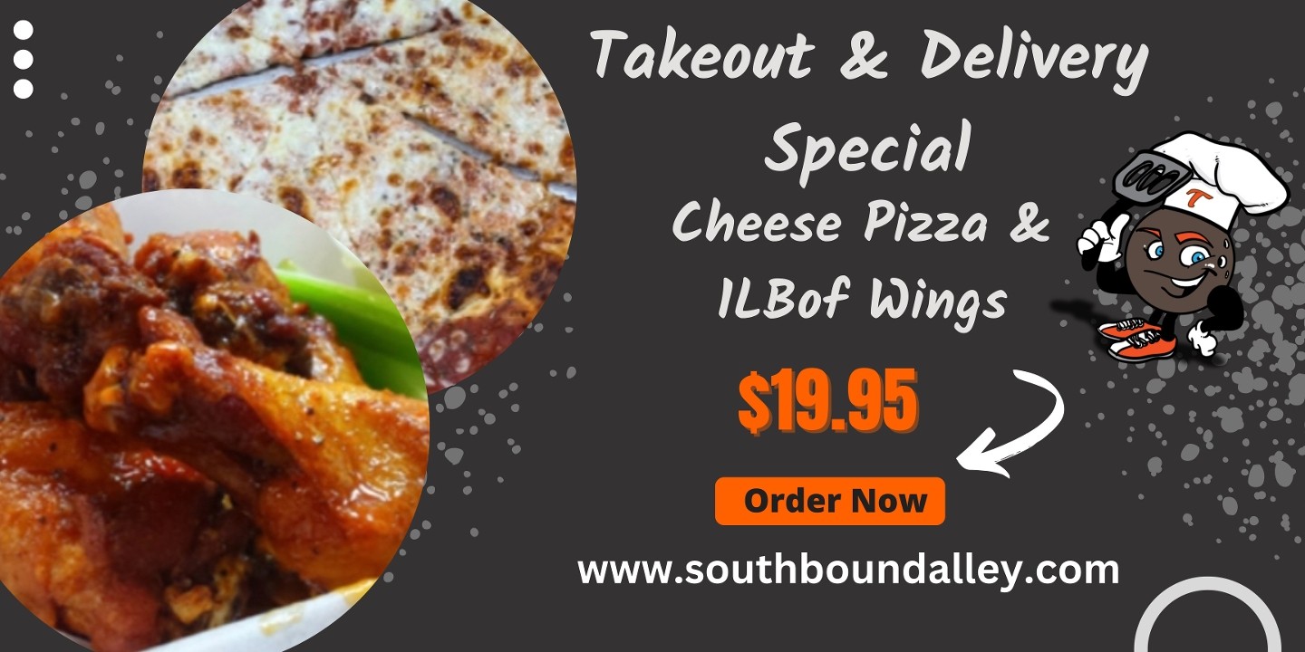 Cheese Pizza & Wing Special $19.95