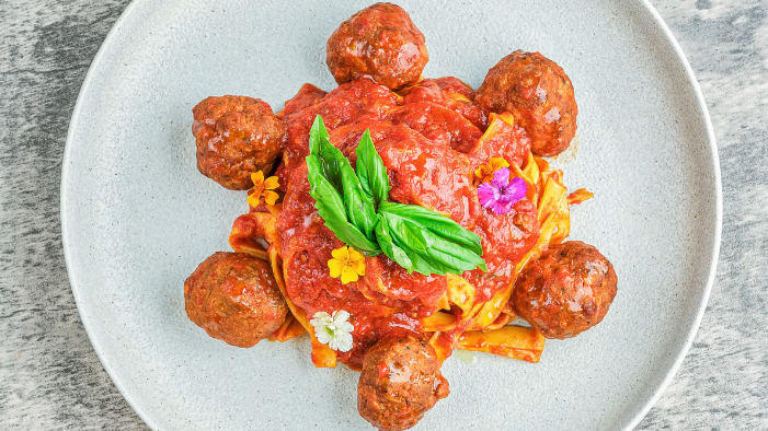 Fettuccine Meatballs