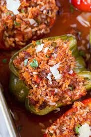 Fresh Roasted Stuffed Peppers