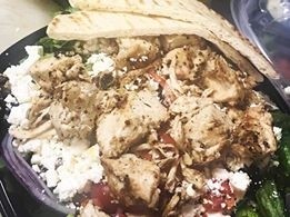 Chicken Souvlaki Salad