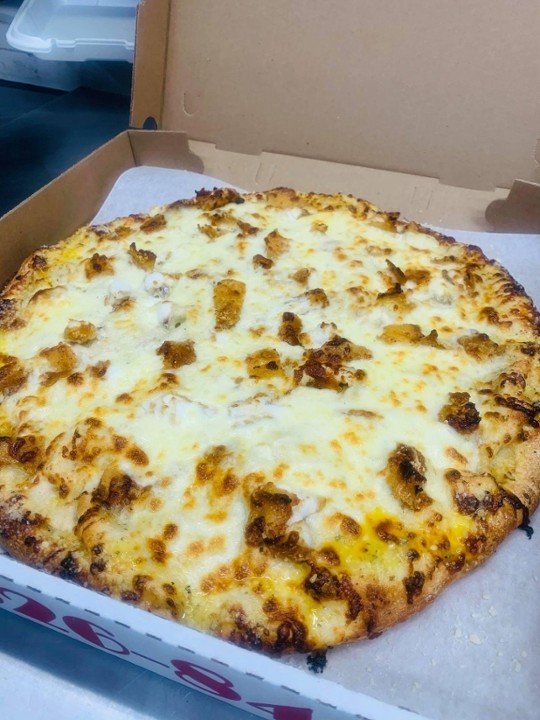 Large Fish Fry Pizza