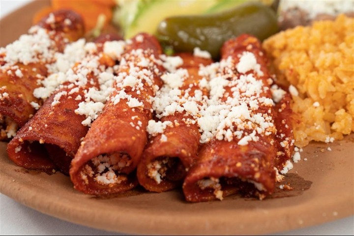 #7 Enchiladas Plate