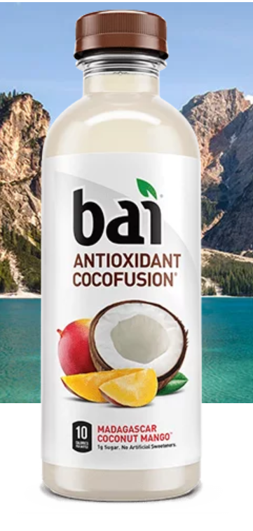 Bai Antioxidant Infusion: Madagascar Coconut Mango
