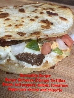 #3 Quesadilla Burger W/FF