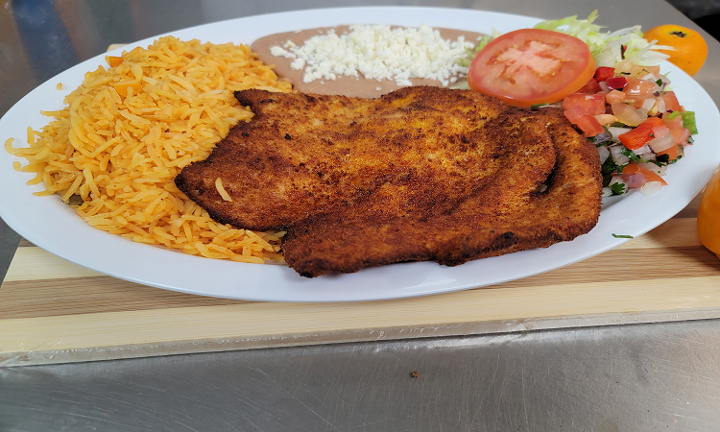 Milanesa Pollo Platillo