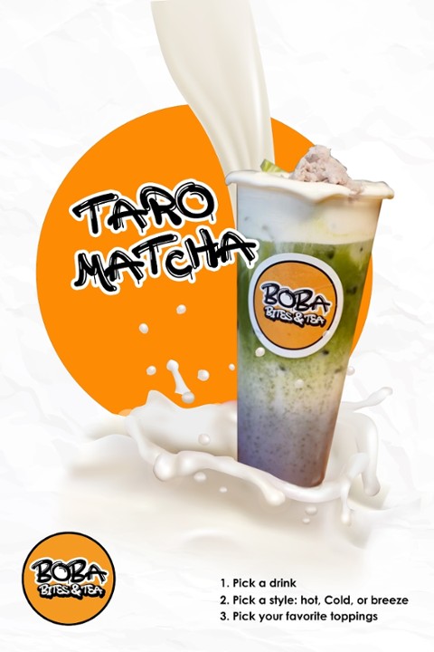 Taro Matcha Tea