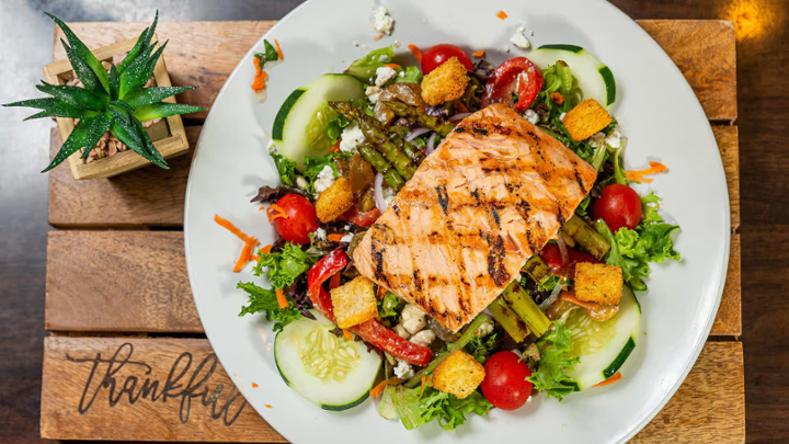 Salmon Asparagus Salad