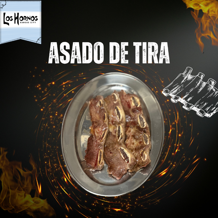 Asado de tira (2 persons) with 1 side