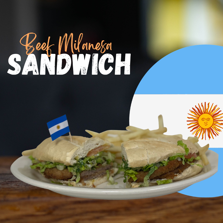 Beef Milanesa Sandwich