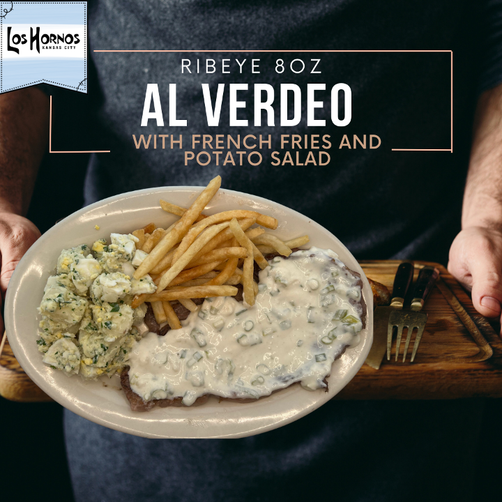 Ribeye Al Verdeo + 1 beef cocktail empanada FREE