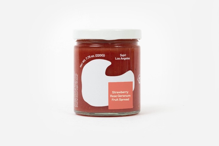 Seascape Strawberry & Rose Geranium Jam