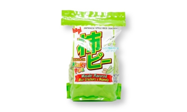 Hapi Wasabi & Peanut Rice Crackers