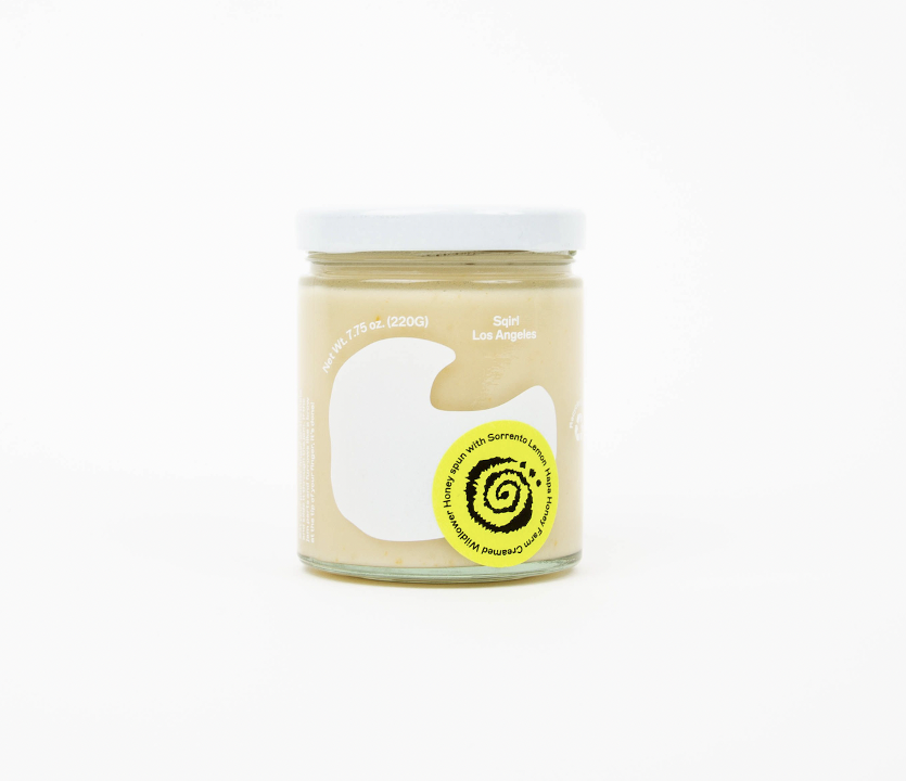 Jar of Hapa Honey x Sqirl Creamed Honey w/ Lacto-Fermented Lemon