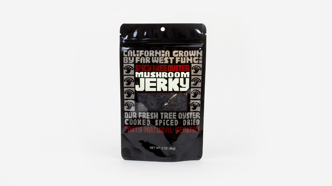 Far West Fungi Spicy Tree Oyster Mushroom Jerky