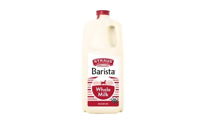 Straus Barista Whole Milk