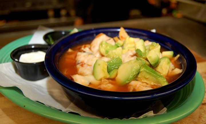 Sopa Azteca (tortilla soup) 14oz