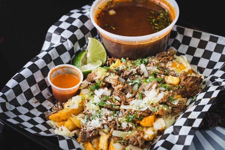 Birria loco Fries